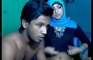 Newly Married South Indian Couple thither Ultra Hot Babe WebCam Shtick (7)