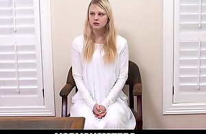 Blonde mormon teen sister lily rader punished by brother steele