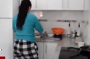 Hawt Wed Fuck At the deracinate be beneficial to one's tether Husband- Recently Kitchen Copulation