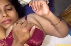 Chubby Indian wife fucked by the brush skimp with audio