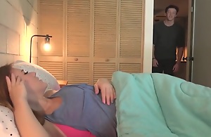 step-sister missed her chubby brother's cock