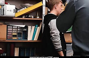 Candid Guy Fucked By Gay Sentry For Shoplifting