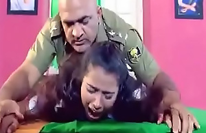 Army officer is forcing a lady apropos indestructible sex in his cabinet