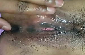 Waggish time licking someone's skin pussy of my shy Indian wife