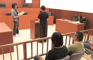 The suspect manages thither fuck his wife in court thither show his purity