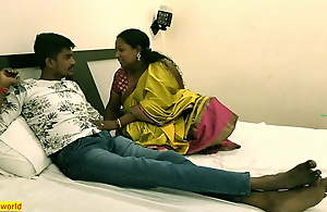 Indian husband shafting wife Florence Nightingale with dirty taking but he caught by wife!