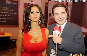 Ava addams plays approximately her love melons for andrea diprè