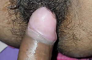 Indian Bhabhi hairy wet pussy cream coming out while slowly fucking
