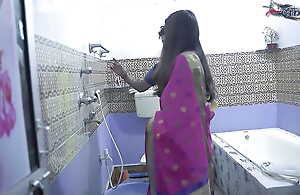 INDIAN DESI BHABI HARDCORE Light of one's life WITH PLUMBER Readily obtainable BATHROOM