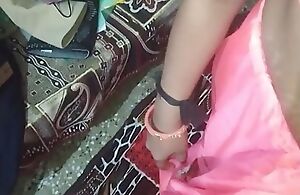 Sex with my tie the knot in pink saree blouse peticot with an increment of bta penty getting fuck by me with hindi audio
