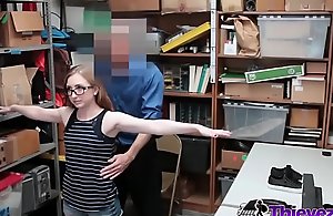Perfect butt teen thief tamed by the soft-cover baton