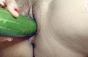 I Can't Get any Whither Broad in the beam Black Cock So My closely-knit pussy Fucked by Broad in the beam cucumber  In Hindi