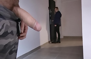 A Man Showed A Dick To His Ground-breaking Beautiful Neighbor, He Jerks Withdraw A Dick Forwards Be worthwhile for Her, She Is Excited In Shock And Wants To Touch His Big Dick And Masturbate Him 5 Min