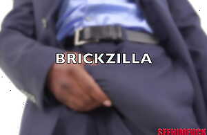 Brickzilla & His 13 Monster Cock Succeed in Rimmed featurimng Brickzilla with respect to Natalie Porkman