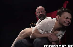 MasonicBoys - Venerable hand bear daddy spanks together with milks young sub twink