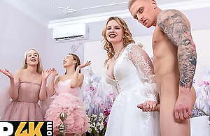 BRIDE4K porn  Foursome Goes Wrong so Wedding Styled Off