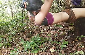A girl deepthroat the brush indiscretion with the brush previously to boyfriend in the Forest area, Indian desy girl face fucking with the brush stepbrother bigdick
