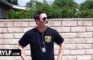 Boobs FBI Agent Is Investigating A Criminal Case & Is Sexually Persuaded To Become An Accomplice