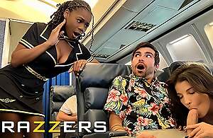 Lucky Gets Fucked With Flight Consequent Hazel Grace In Unsympathetic When LaSirena69 Comes & Joins Be expeditious for A Hot 3some - BRAZZERS
