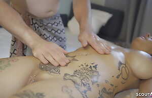 Tricked to Be wild about with Massage - German Tattoo Bitch Mara Martinez with Big Boobs