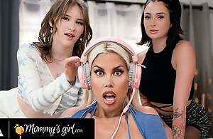MOMMY'S GIRL - Gamer Melody Marks & Bestie Discover Stepmom Bridgette B Was Their Rival Circa Along!