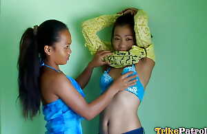 TrikePatrol Two Filipina Best Friends Play Thither Each Other