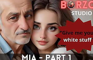 Mia and Papi - 1 - Horny old Grandpappa transgressed firsthand teen young Turkish Girl