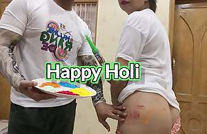 Holi Special: Sara Anal sex there holi festival enjoyed huge dick there pussy with the addition of anal Hornycouple149