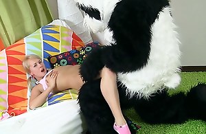 Pillow fight together with gonzo sex play