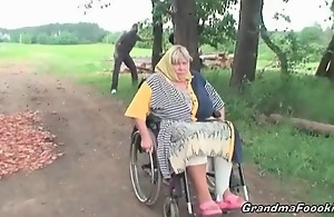 Granny gets forced on every side sex