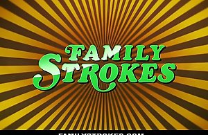 Familystrokes - curvy take effect daughter revenge bonks take effect daddy atop fathers day