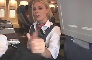 Stewardess gives extra service