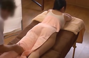 Husband Watches Japanese Become man Get a Mischievous distressing Massage - 1