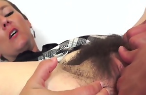 milf with hairy fucked by a young forebears Public