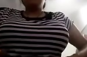 Tamil piece of baggage liberal in the girder tits action